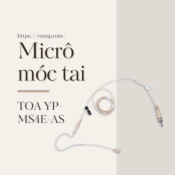 Micrô móc tai TOA YP-MS4E-AS