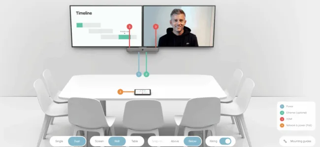 Sơ đồ lắp đặt Neat Bar trên tường