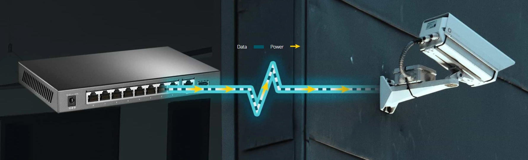 Switch Tp-Link TL-SG1210P cấp nguồn qua Ethernet