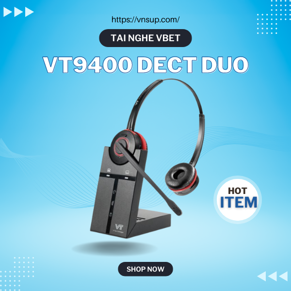 Tai Nghe Vbet VT9400 Dect Duo