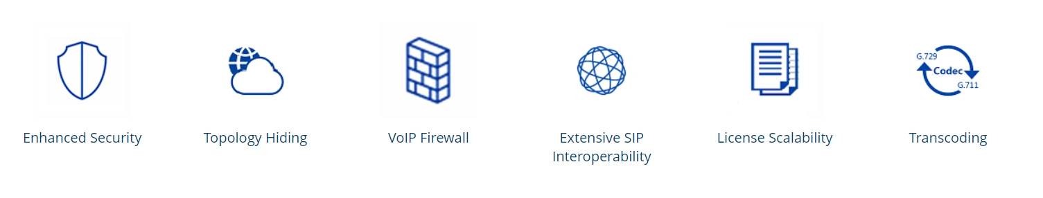 Tính năng Session Border Controller Dinstar SBC300 - 30 Session