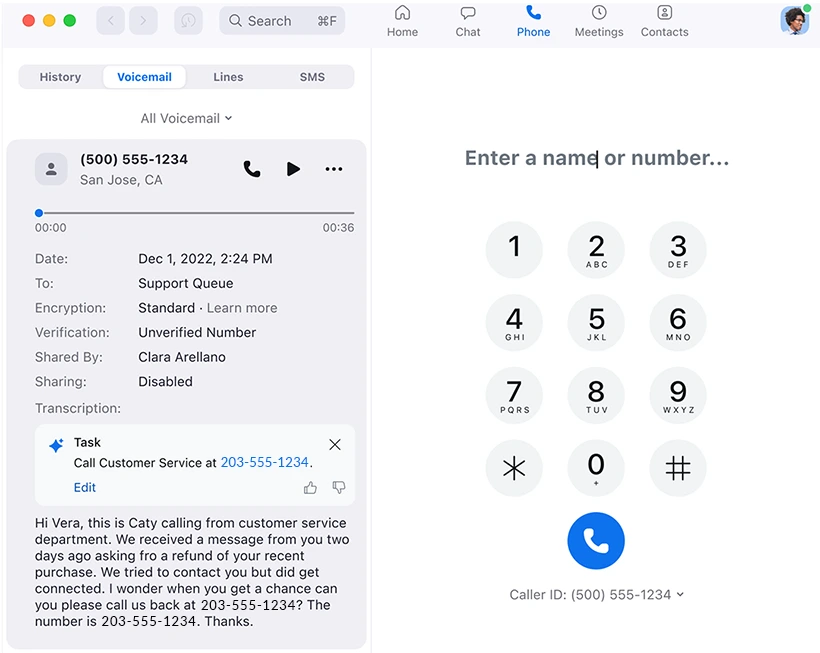Tính năng Voicemail Tasks với AI Companion tóm tắt nội dung voicemail cho bạn