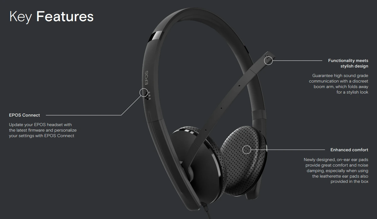 Tính Năng Chính Của Tai Nghe Epos C10