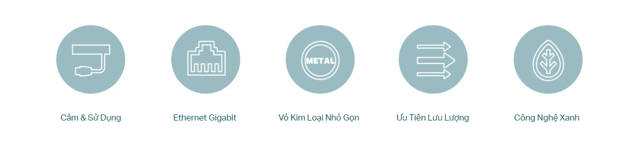 Tính săng Switch TP-Link LS105G