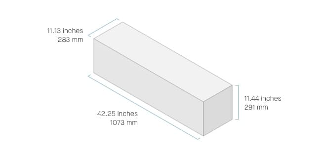 Trọng lượng và kích thước hộp Neat Bar Pro