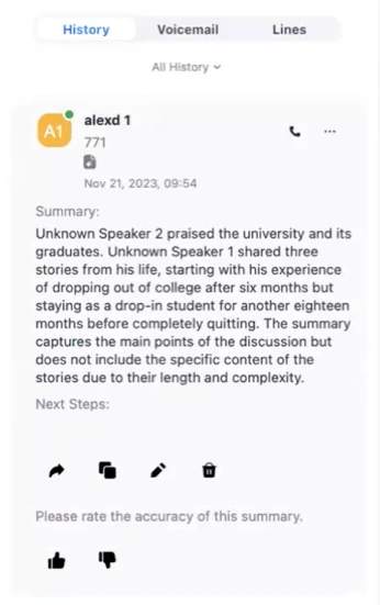 Zoom AI Companion giúp bạn tóm tắt nội dung cuộc gọi trong Zoom Phone