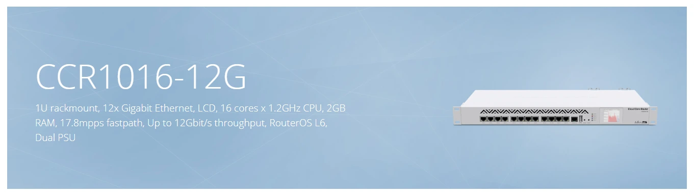 Bộ định tuyến Router Mikrotik CCCR1016-12G