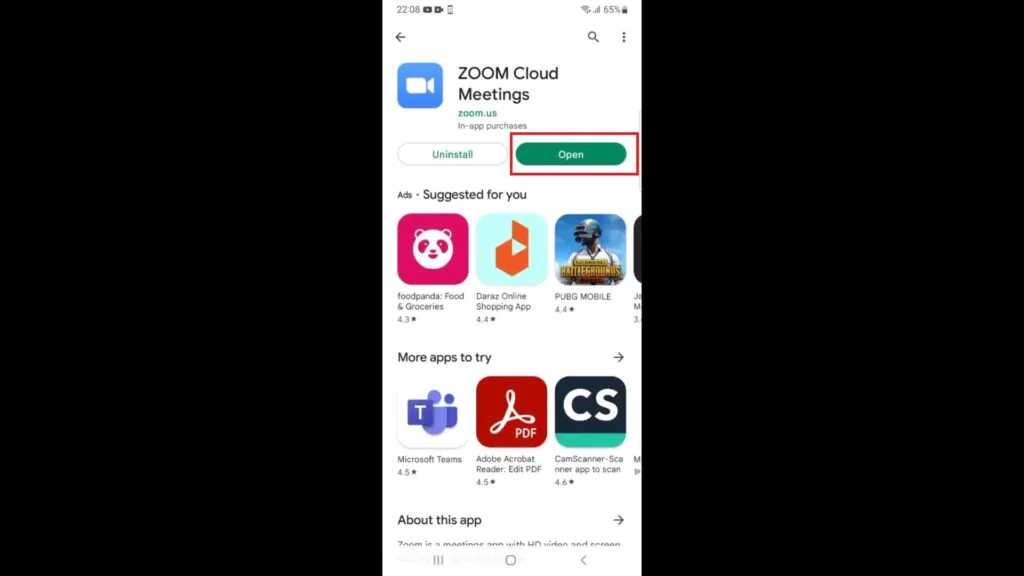 Cách tải Zoom về điện thoại Android 07