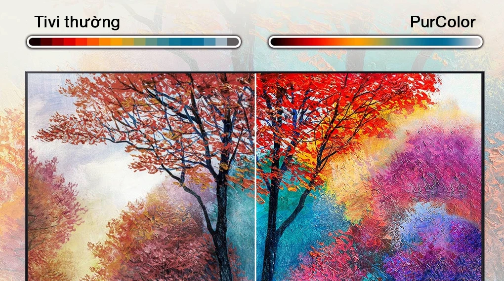 Công nghệ PurColor màu sắc sống động, hình ảnh chân thực