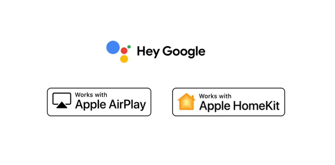 Điều khiển bằng giọng nói thông minh thông qua Trợ lý Google, Amazon Alexa, Apple AirPlay và nhiều ứng dụng khác