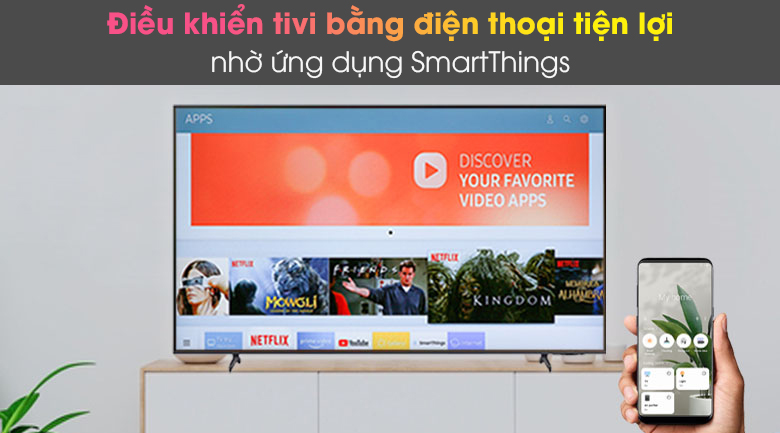 Điều khiển tivi bằng điện thoại dễ dàng qua ứng dụng SmartThings