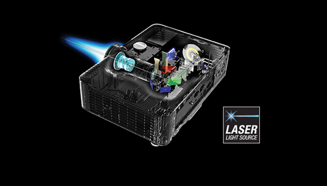 Điốt laser và bộ phận quang học mới trong máy chiếu