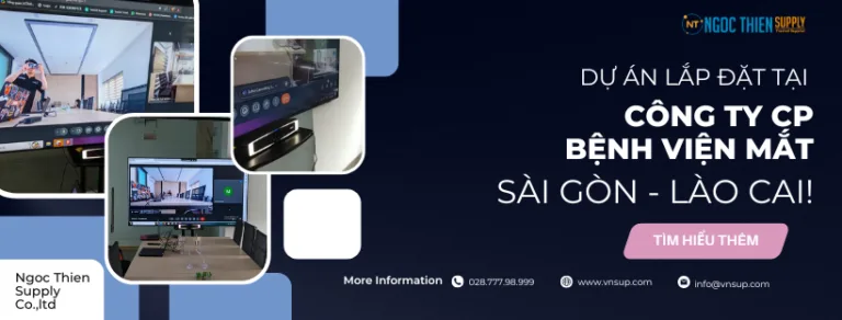 Dự án lắp đặt tại Công Ty Cổ Phần Bệnh Viện Mắt Sài Gòn - Lào Cai