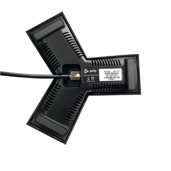 Gắn cáp với Microphone mở rộng của Poly Studio