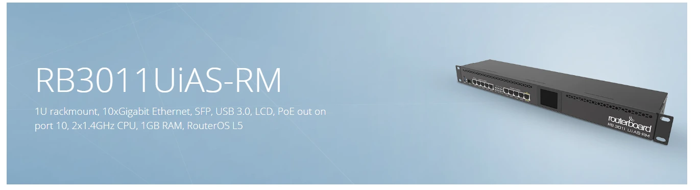 Giới thiệu Router Mikrotik RB3011UiAS-RM