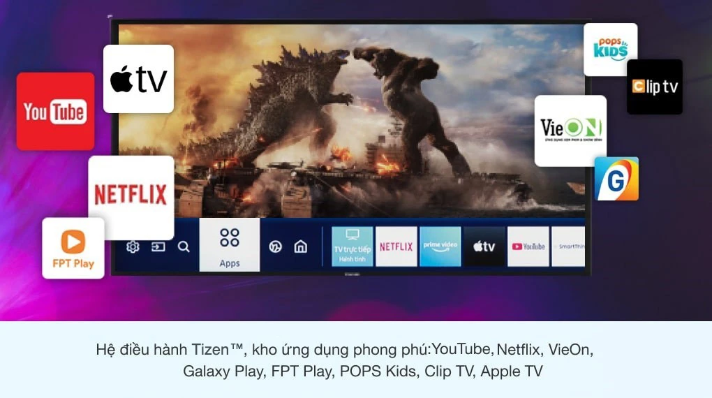 Hệ điều hành Tizen với nhiều ứng dụng phong phú