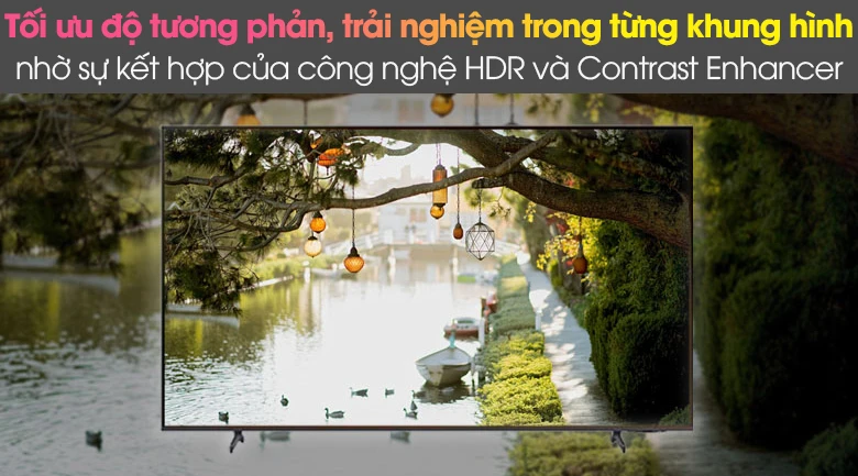Kết hợp công nghệ HDR và Contrast Enhancer