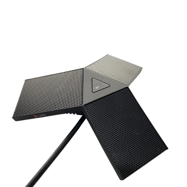 Kết nối cáp với Microphone mở rộng của Poly Studio