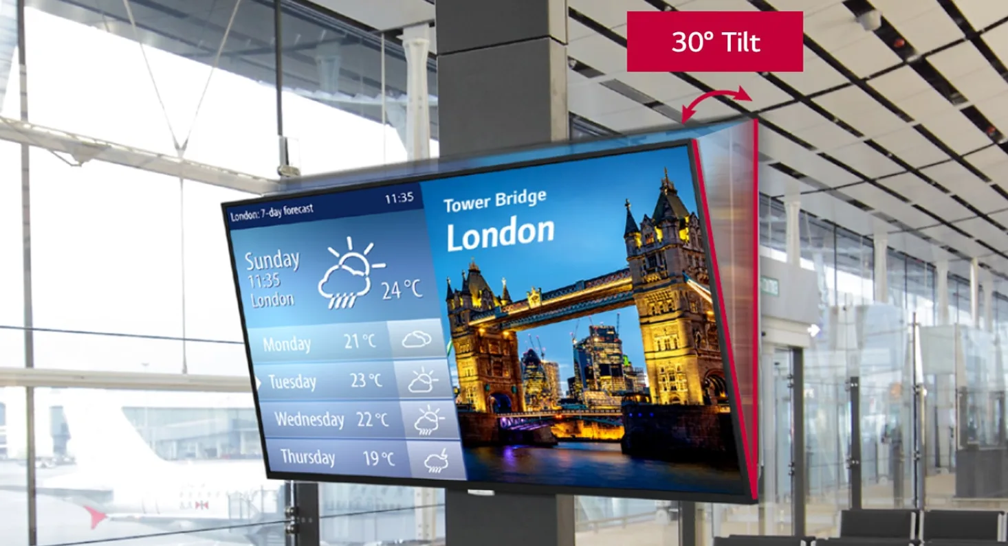 Lắp đặt nghiêng 30°