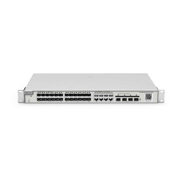Mặt trước và mặt trên RUIJIE RG-NBS3200-24SFP8GT4XS Mặt trước và mặt trên RUIJIE RG-NBS3200-24SFP8GT4XS
