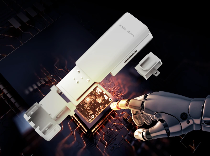 RUIJIE REYEE RG-EST310 V2 áp dụng giải pháp chip hai luồng băng tần đơn