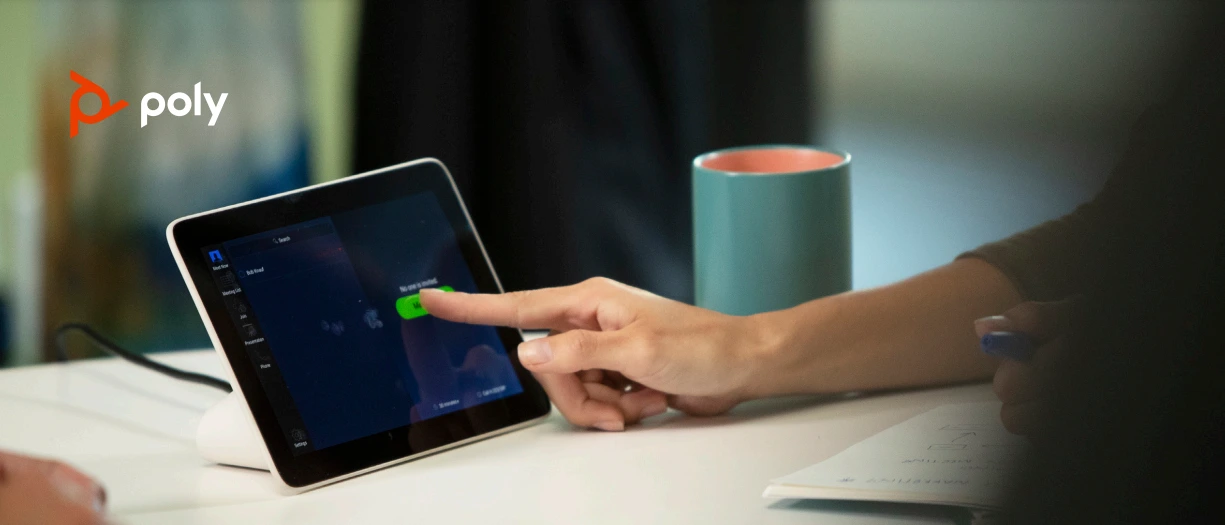 Sử dụng Poly TC8 touch control trong cuộc họp
