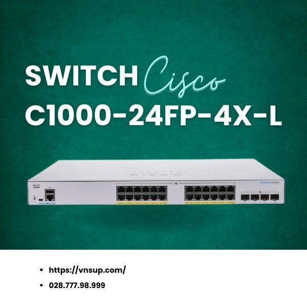 Switch Cisco C1000-24FP-4X-L