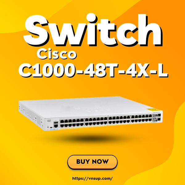Switch Cisco C1000-48T-4X-L