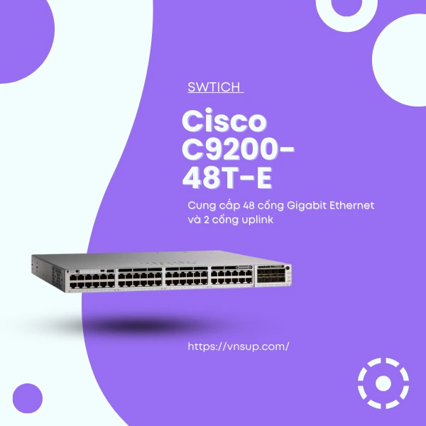 Switch Cisco C9200-48T-E