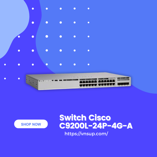 Switch Cisco C9200L-24P-4G-A