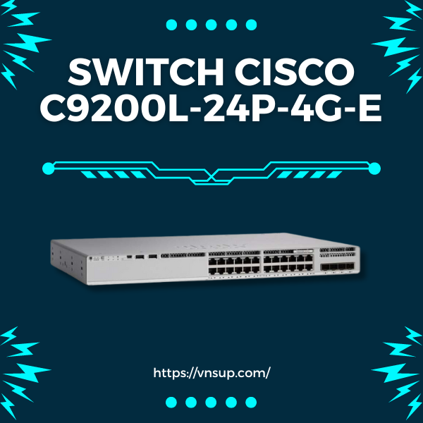 Switch Cisco C9200L-24P-4G-E