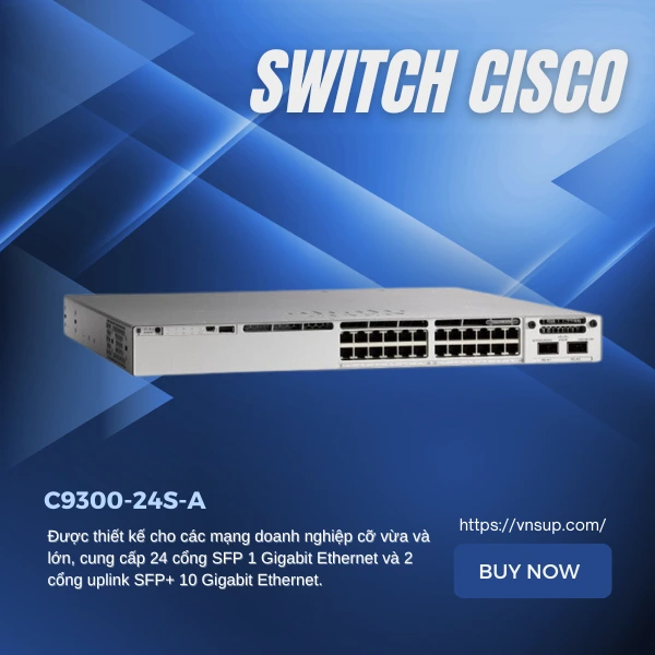Switch Cisco C9300-24S-A