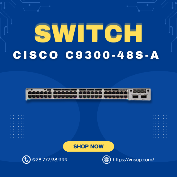 Switch Cisco C9300-48S-A