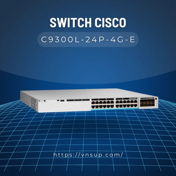 Switch Cisco C9300L-24P-4G-E