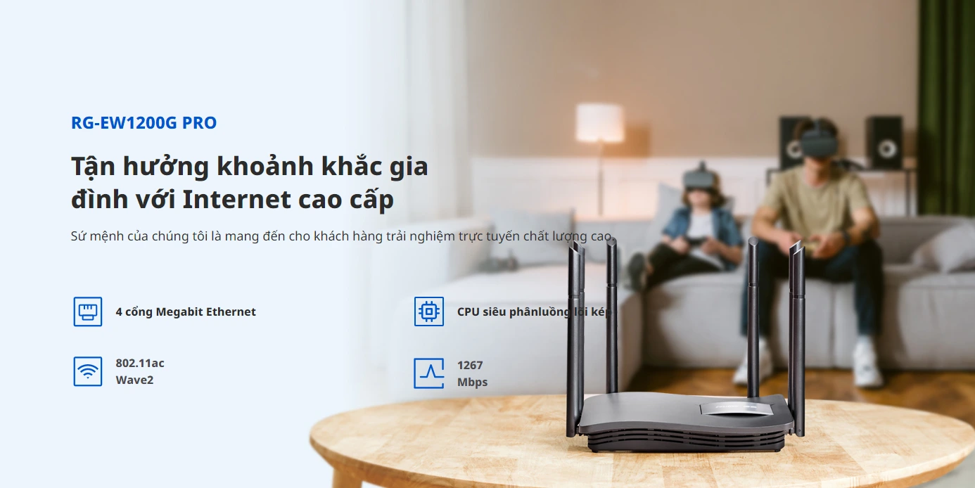 Tận hưởng khoảnh khắc gia đình với internet cao cấp