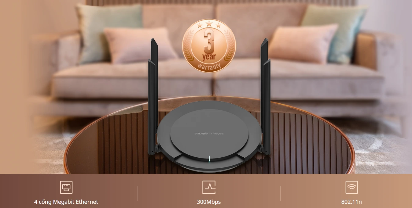 Ứng dụng Router WiFi RUIJIE RG-EW300 PRO