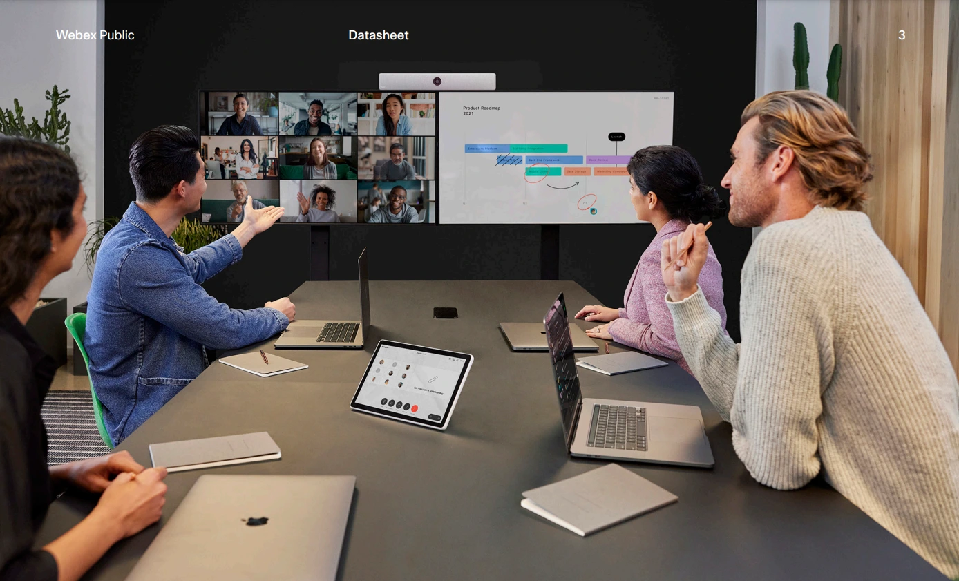 Ứng dung Webex Room Kit trong phòng họp