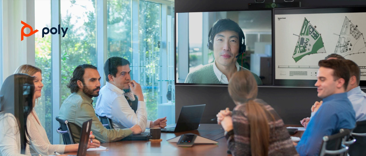 Ứng dụng bảng điều khiển cảm ứng Poly GC8 (2200-30780-001) trong phòng họp