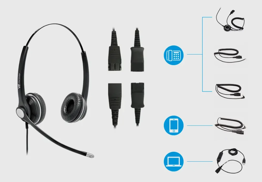 VT8000 tai nghe QD Plug and play
