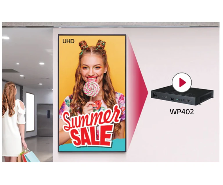 WP402 hỗ trợ phát lại video chất lượng cao Ultra HD