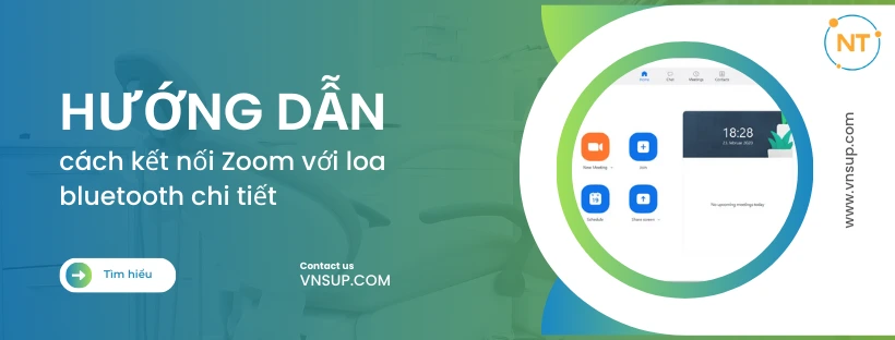 cách kết nối Zoom với loa bluetooth