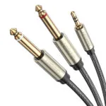 cáp chia 1 đầu 3.5mm sang 2 đầu 6.5mm ugreen av126 (1)