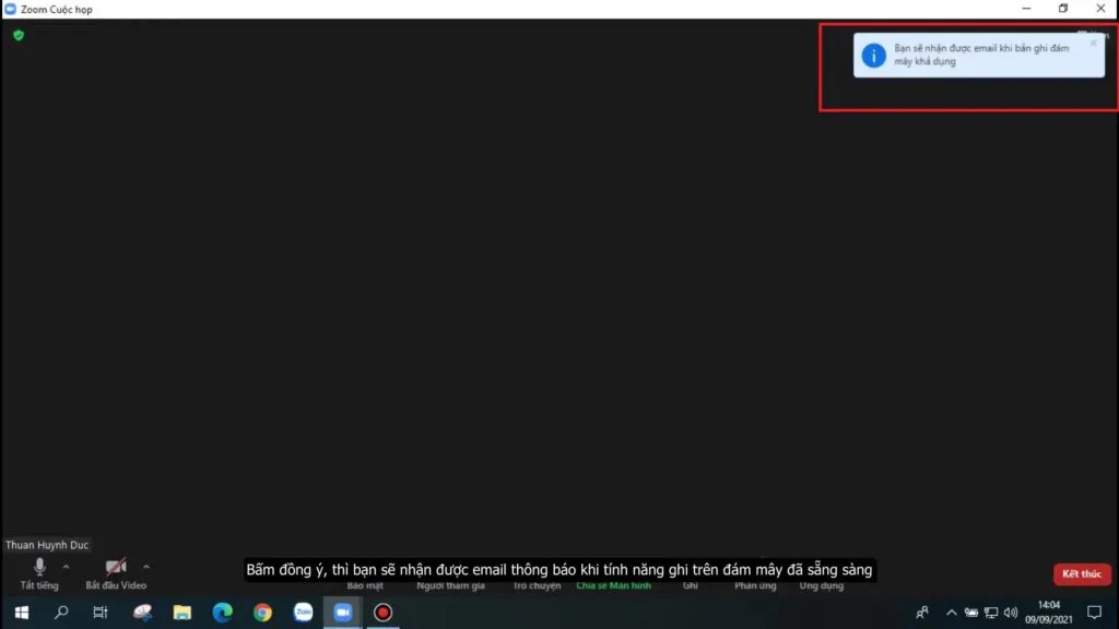 Cách record trên Zoom và lưu bản ghi lên đám mây 03