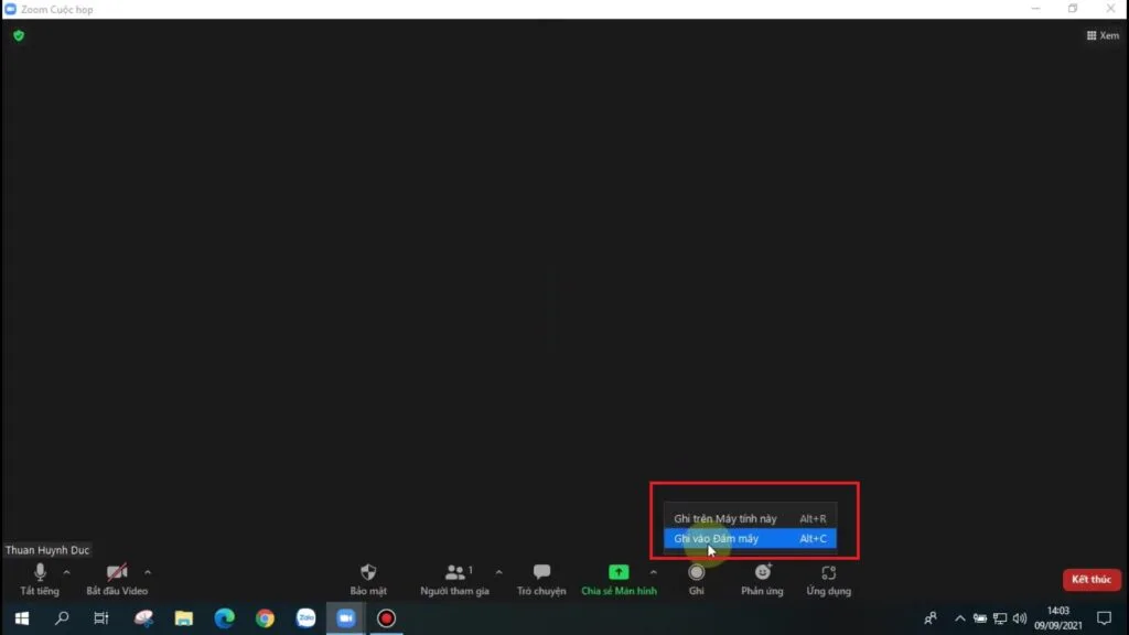 Cách record trên Zoom và lưu bản ghi lên đám mây