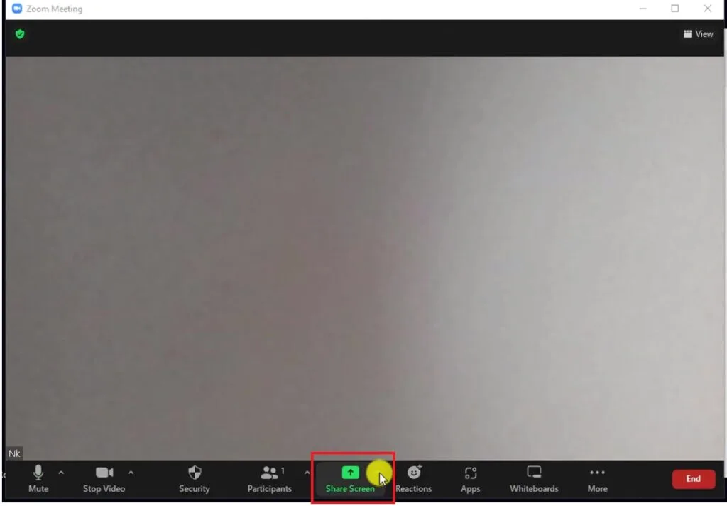 Cấp quyền chia sẻ màn hình trên Zoom trên máy tính 1
