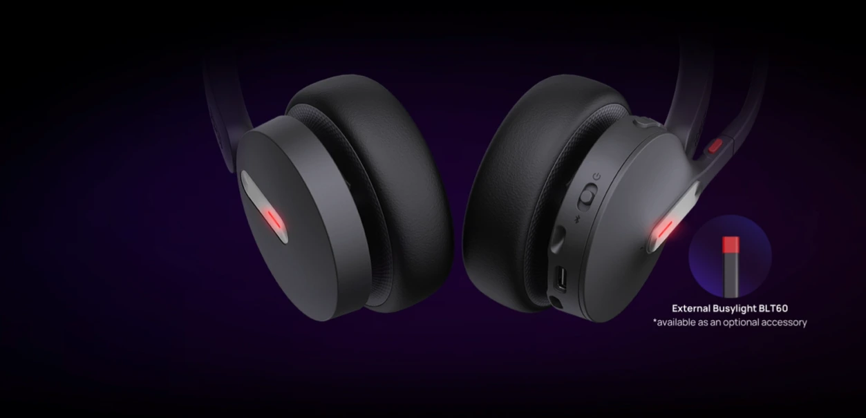 Đèn báo bận và phụ kiện báo bận trên Yealink WH64