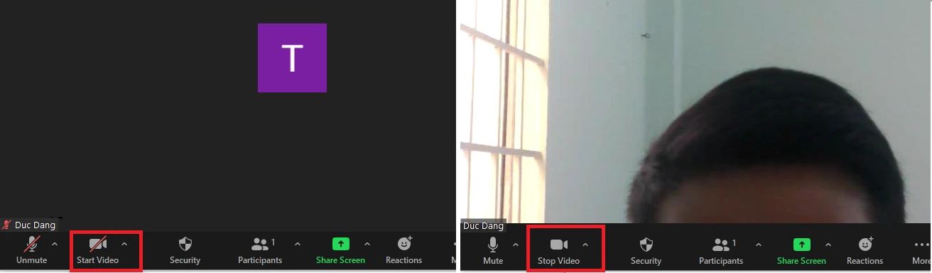 Hướng dẫn cách bật và tắt camera trên zoom trên máy tính