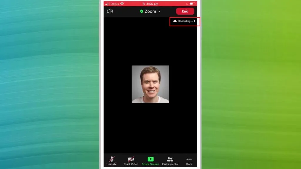 Hướng dẫn cách record trên Zoom trên điện thoại 02