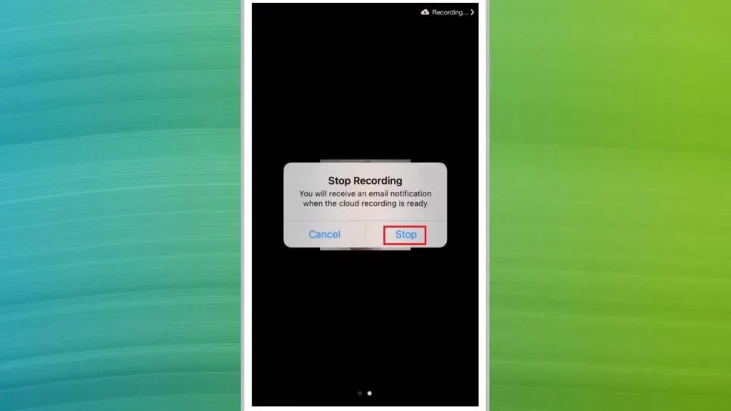 Hướng dẫn cách record trên Zoom trên điện thoại 04