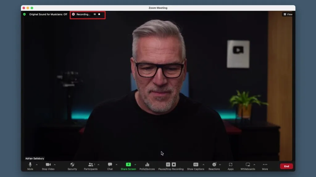 Hướng dẫn cách record trên Zoom trên máy tính 02